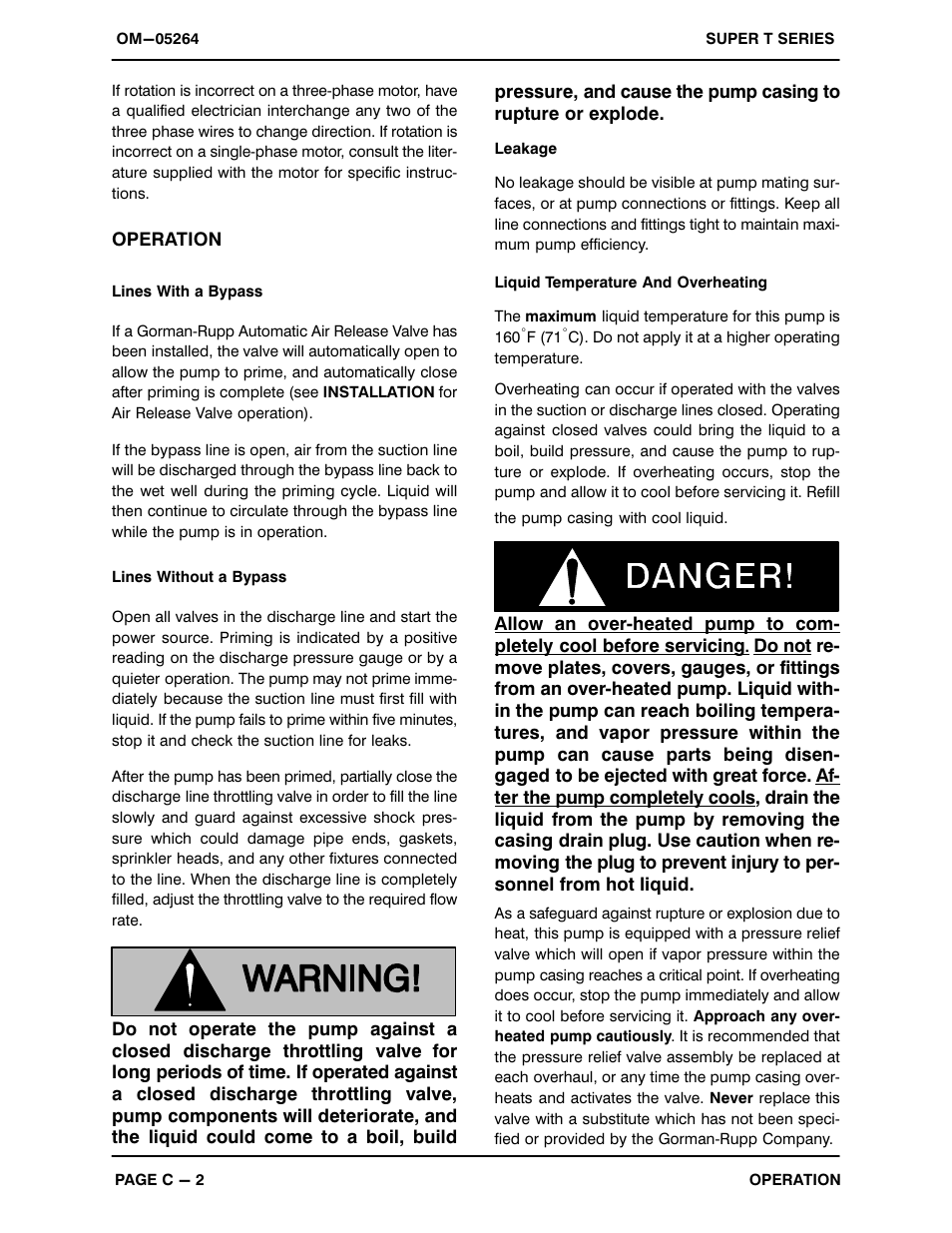 Gorman-Rupp Pumps T3A61S-B /F,/FM User Manual | Page 18 / 40