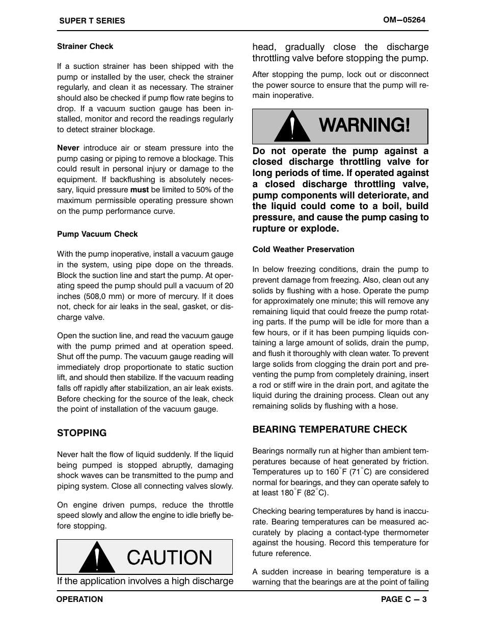 Gorman-Rupp Pumps T3A61S-B /F,/FM User Manual | Page 19 / 40