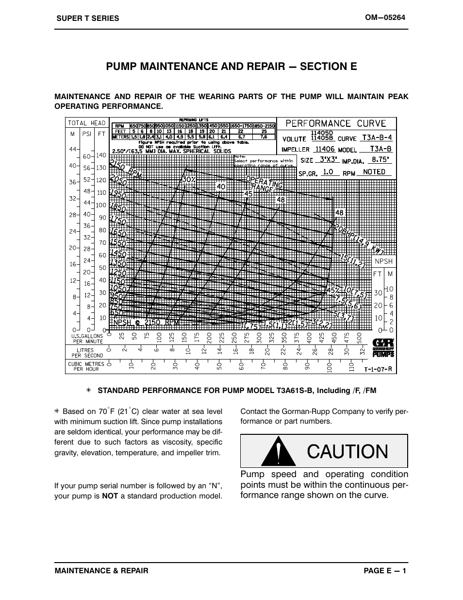 Gorman-Rupp Pumps T3A61S-B /F,/FM User Manual | Page 25 / 40