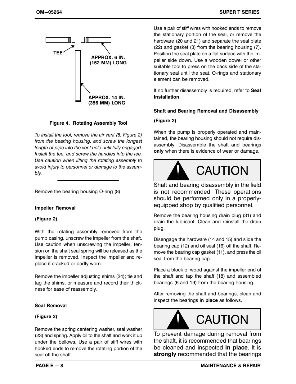 Gorman-Rupp Pumps T3A61S-B /F,/FM User Manual | Page 32 / 40