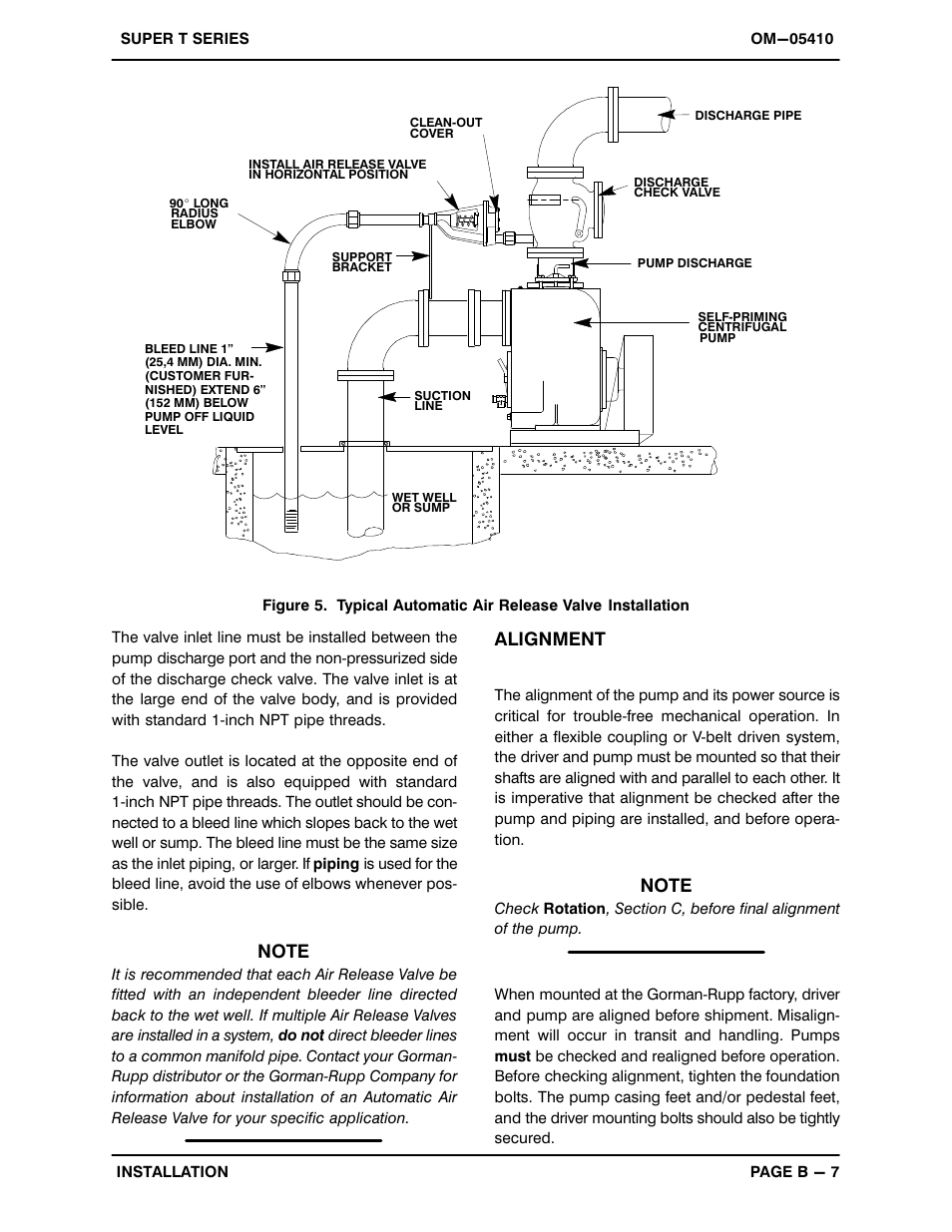 Alignment | Gorman-Rupp Pumps T3A65S-B /F,/FM User Manual | Page 14 / 40