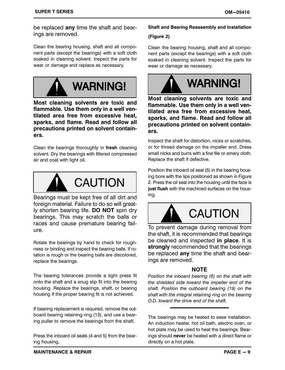 Gorman-Rupp Pumps T3A65S-B /F,/FM User Manual | Page 33 / 40