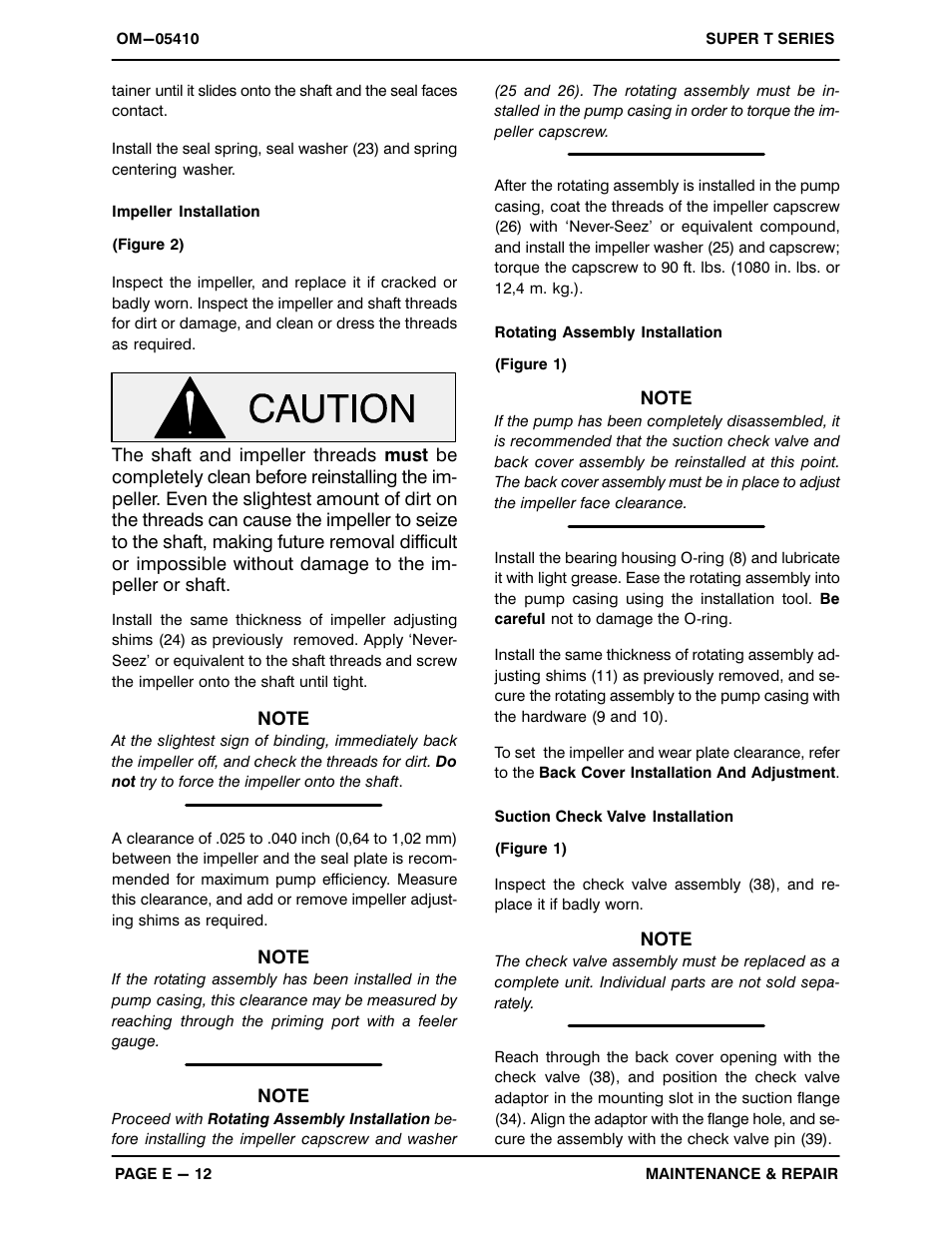 Gorman-Rupp Pumps T3A65S-B /F,/FM User Manual | Page 36 / 40