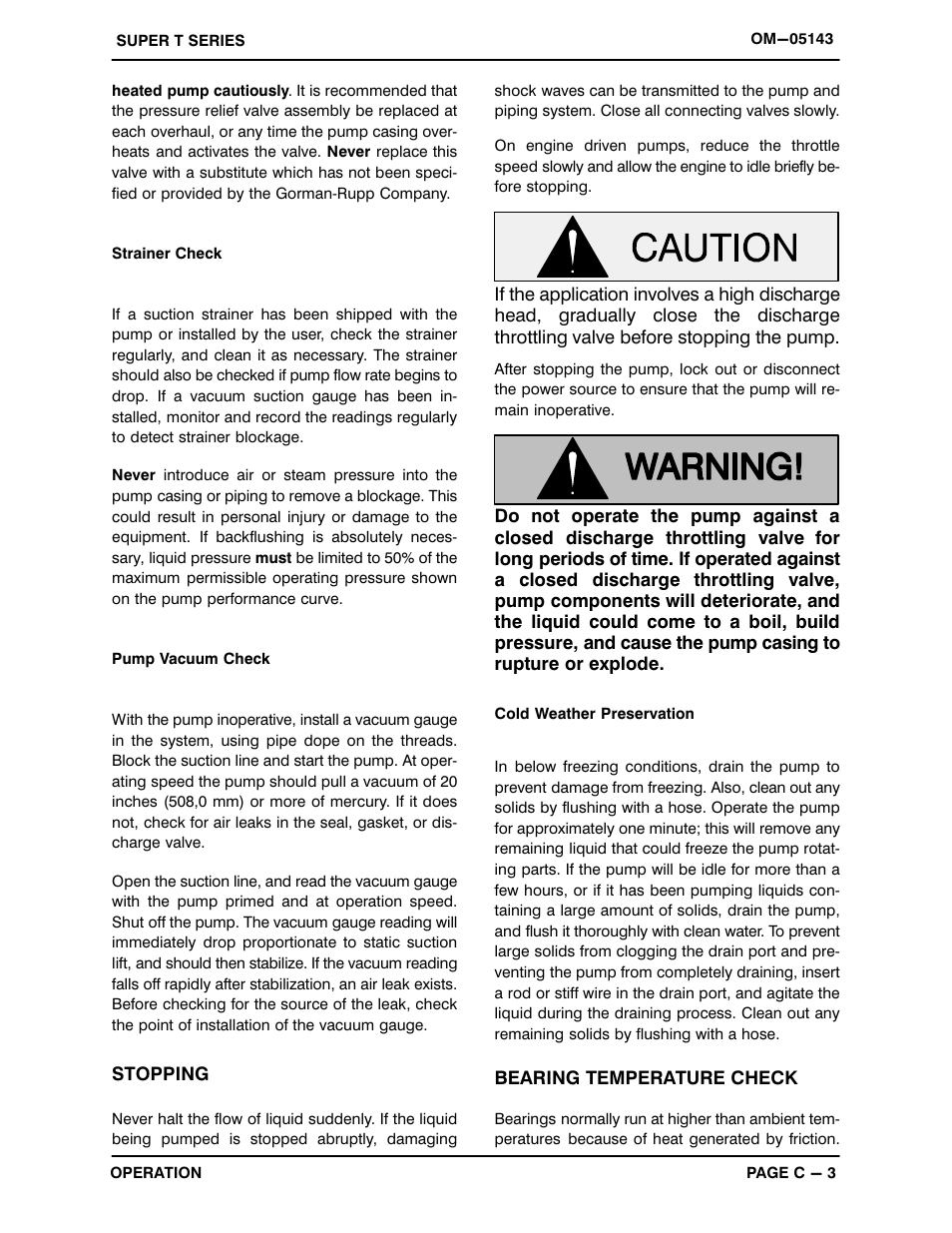 Gorman-Rupp Pumps T4A60S-B /F,/FM,/WW User Manual | Page 18 / 40