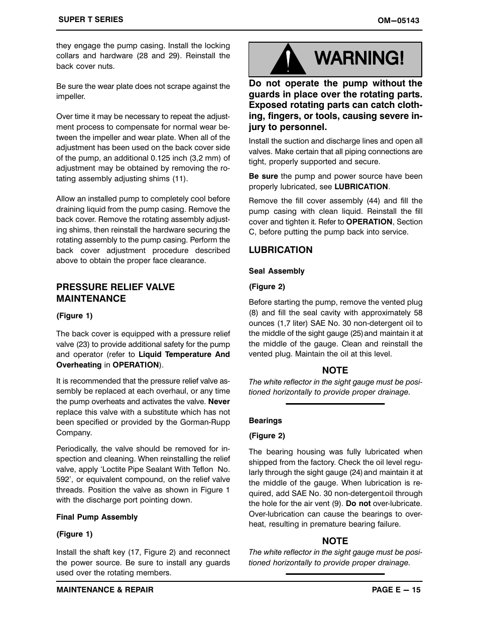 Gorman-Rupp Pumps T4A60S-B /F,/FM,/WW User Manual | Page 38 / 40