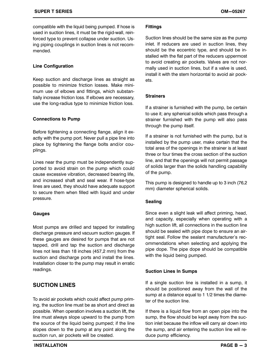 Gorman-Rupp Pumps T4A61S-B /F,/FM User Manual | Page 10 / 39