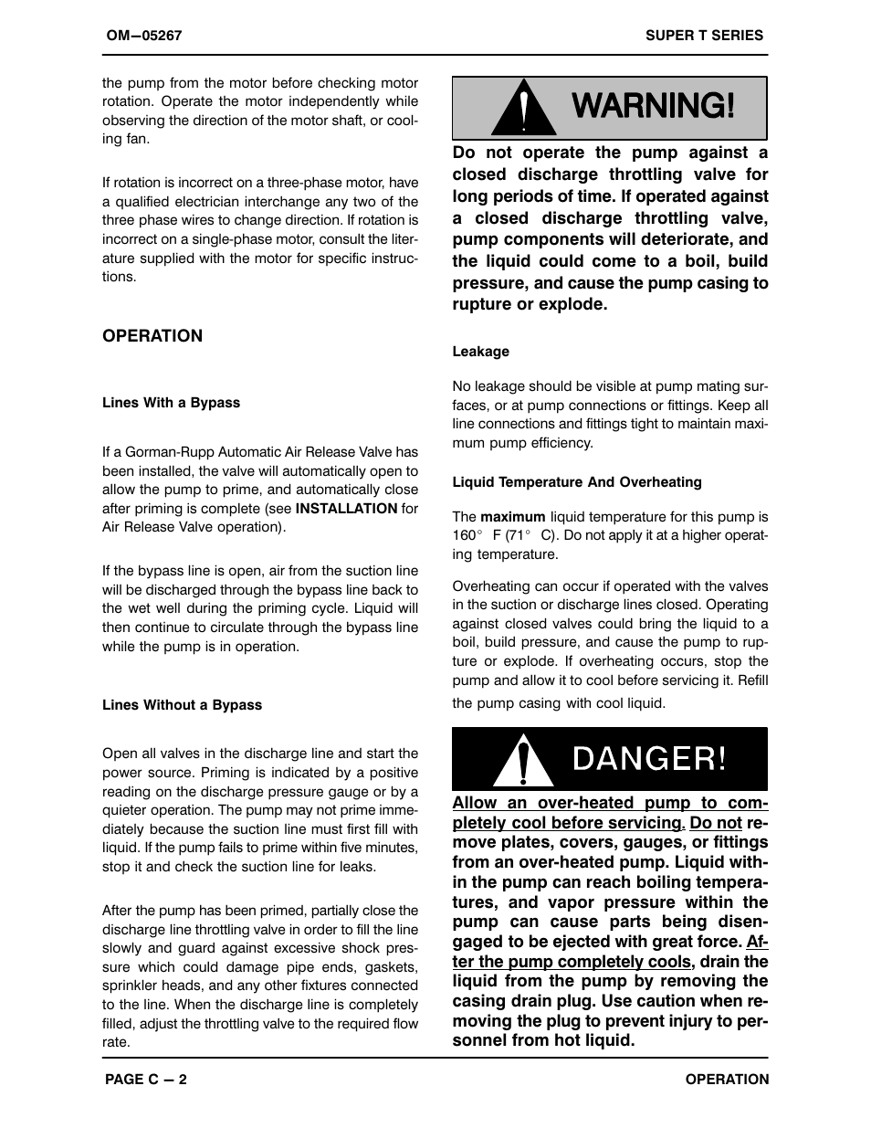 Gorman-Rupp Pumps T4A61S-B /F,/FM User Manual | Page 17 / 39