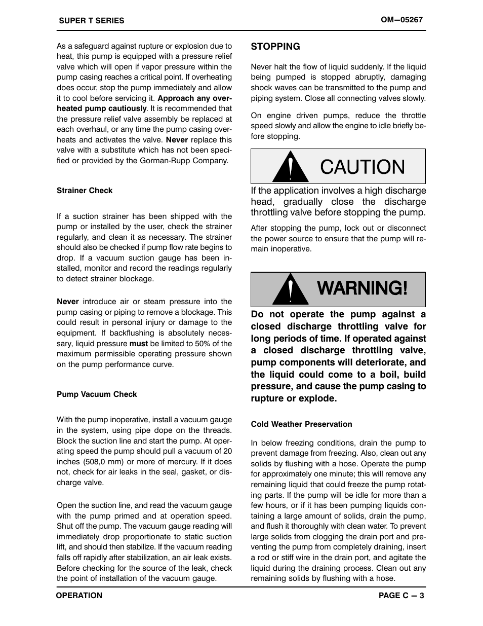 Gorman-Rupp Pumps T4A61S-B /F,/FM User Manual | Page 18 / 39