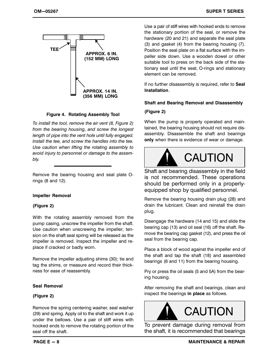 Gorman-Rupp Pumps T4A61S-B /F,/FM User Manual | Page 31 / 39