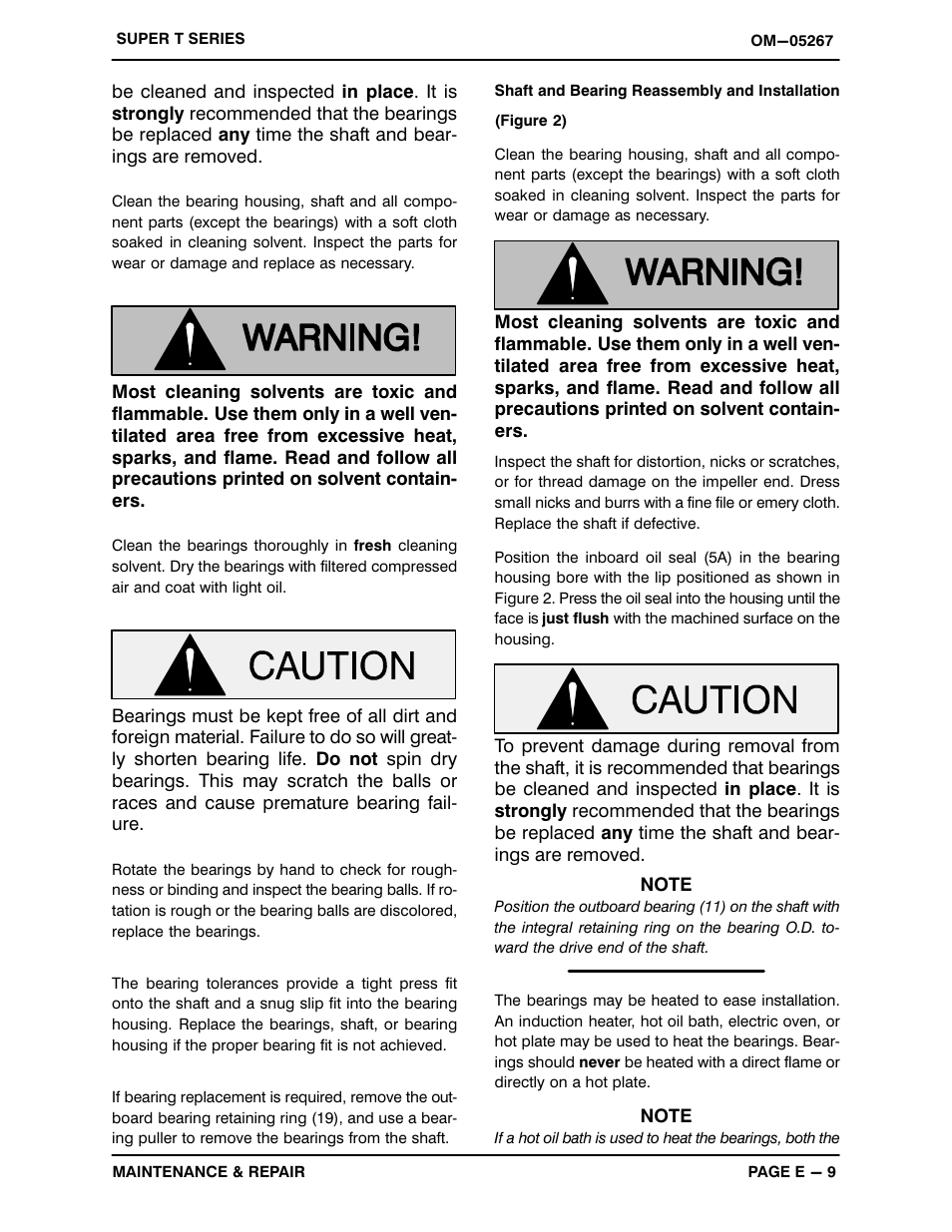 Gorman-Rupp Pumps T4A61S-B /F,/FM User Manual | Page 32 / 39