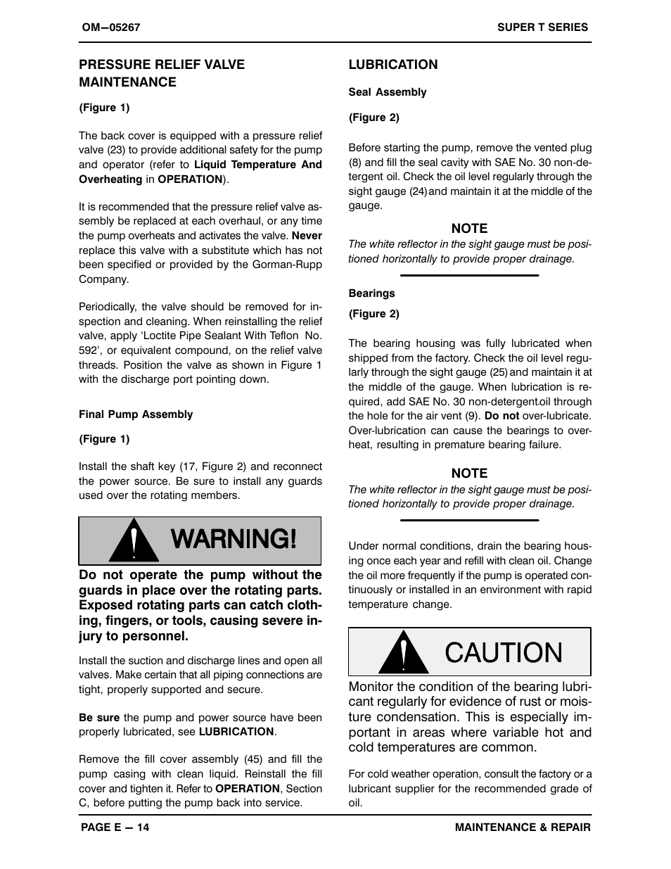 Gorman-Rupp Pumps T4A61S-B /F,/FM User Manual | Page 37 / 39