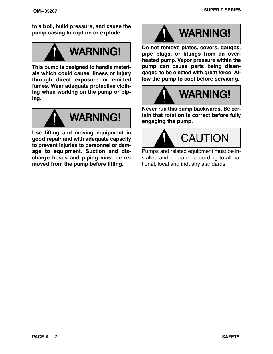 Gorman-Rupp Pumps T4A61S-B /F,/FM User Manual | Page 7 / 39