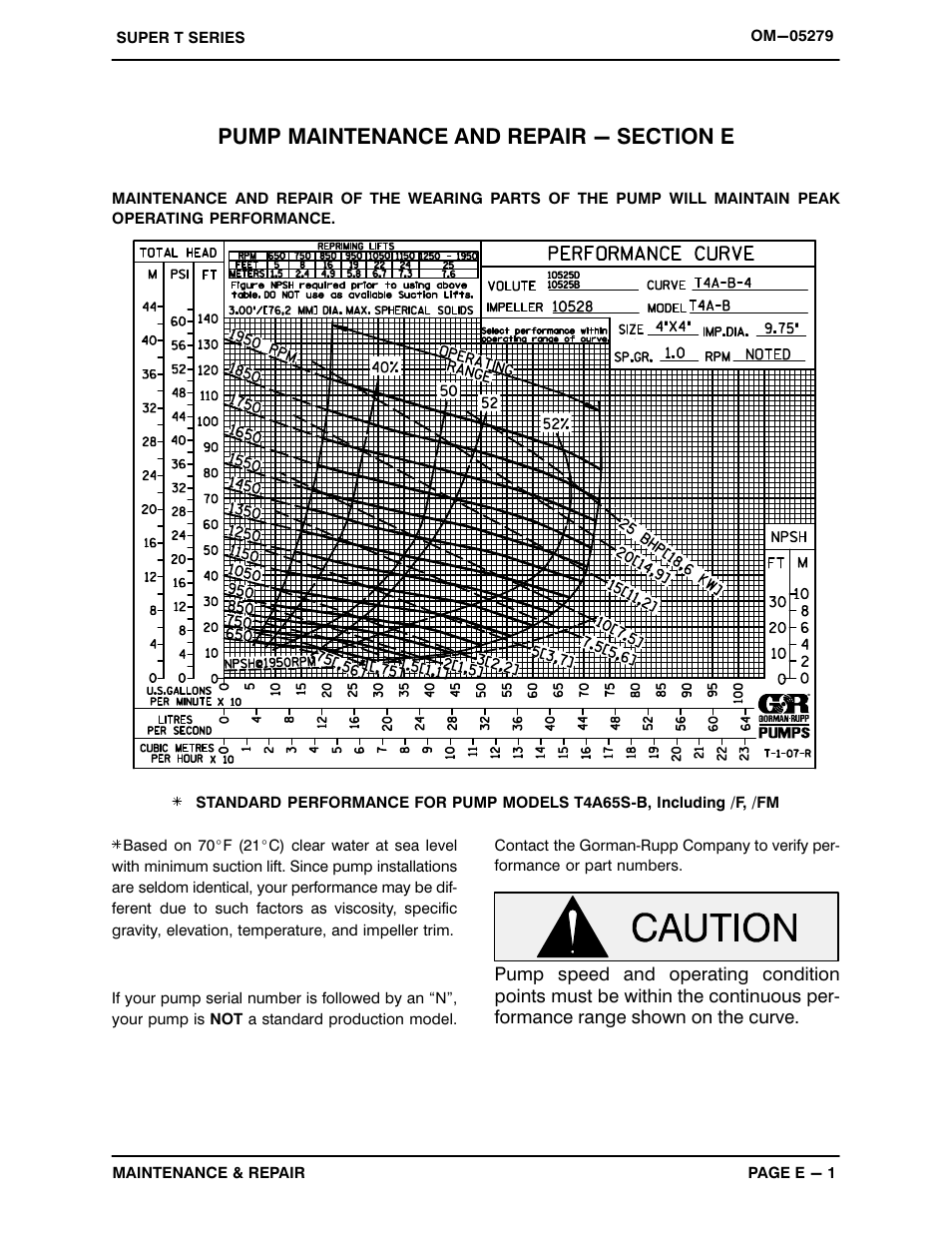 Gorman-Rupp Pumps T4A65S-B /F,/FM User Manual | Page 24 / 39