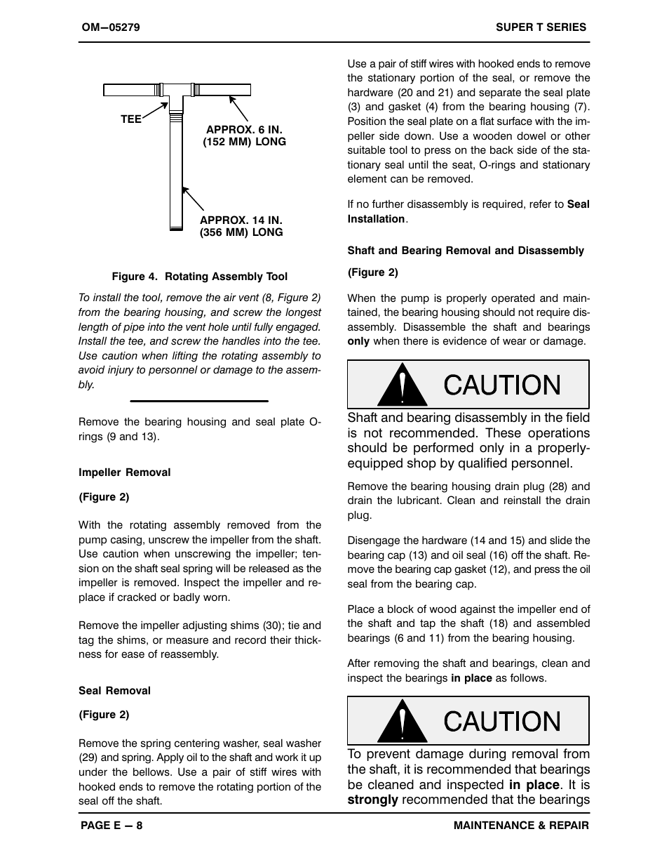 Gorman-Rupp Pumps T4A65S-B /F,/FM User Manual | Page 31 / 39