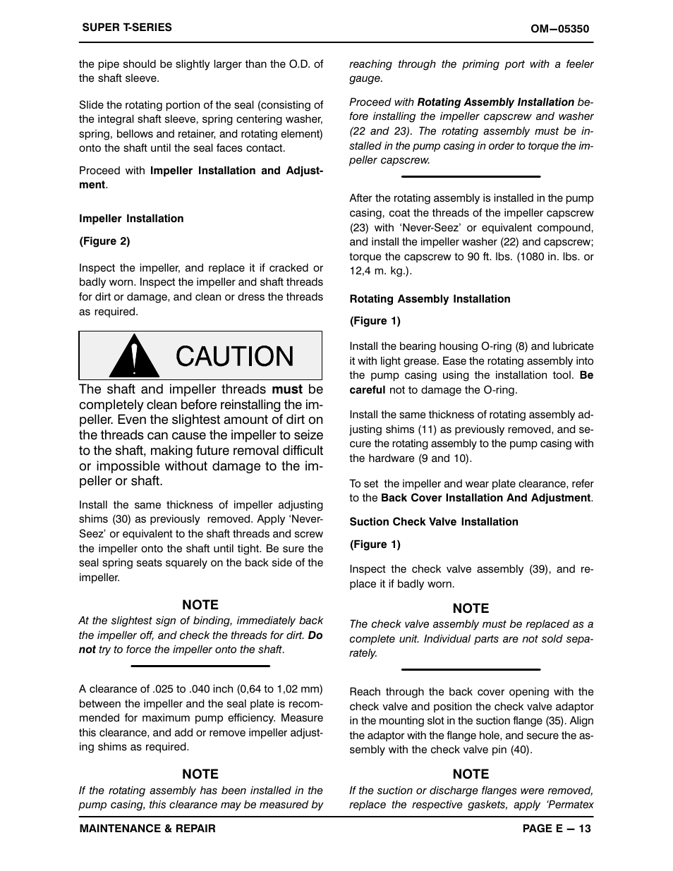 Gorman-Rupp Pumps T4A71S-B /F,/FM User Manual | Page 36 / 40