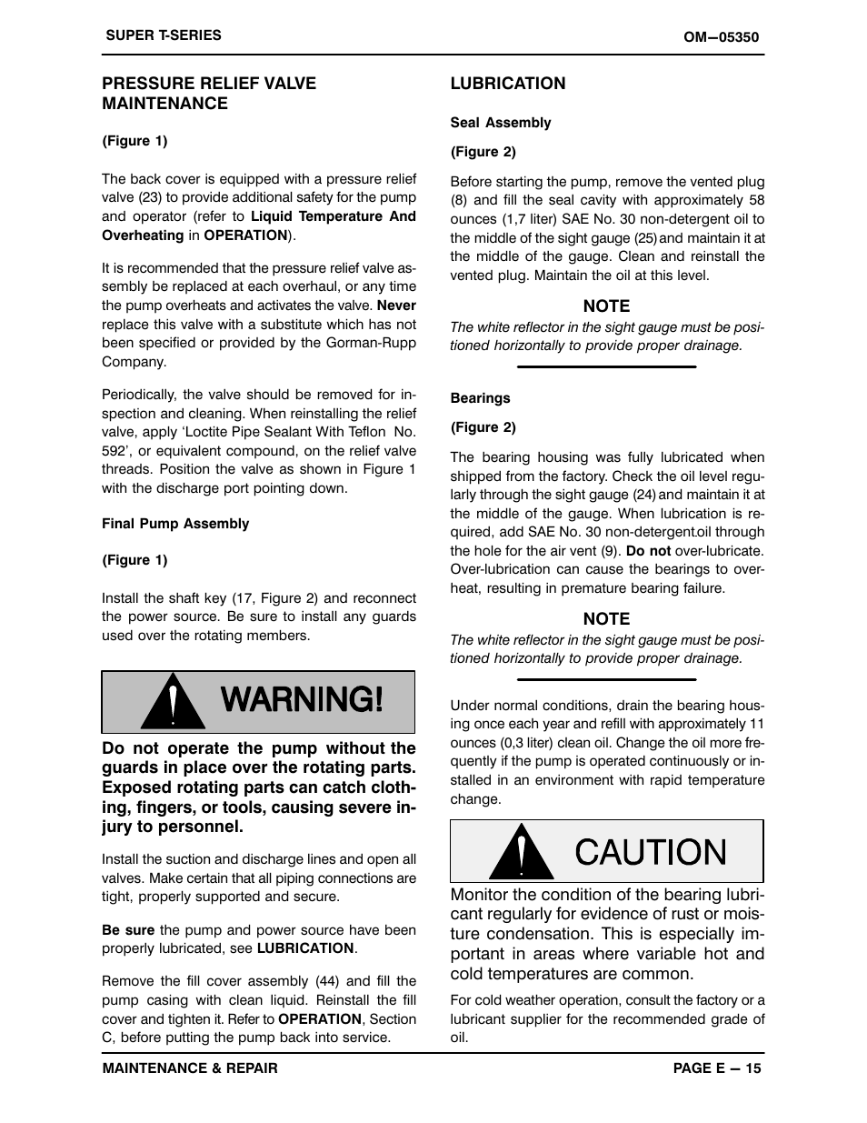 Gorman-Rupp Pumps T4A71S-B /F,/FM User Manual | Page 38 / 40