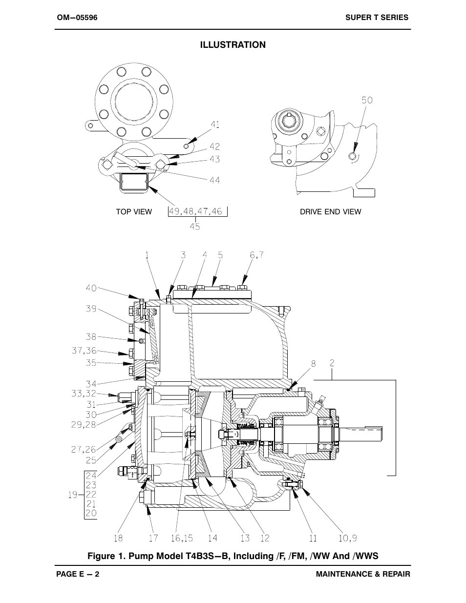 Illustration | Gorman-Rupp Pumps T4B3S-B /F,/FM,/WW,/WWS User Manual | Page 25 / 40