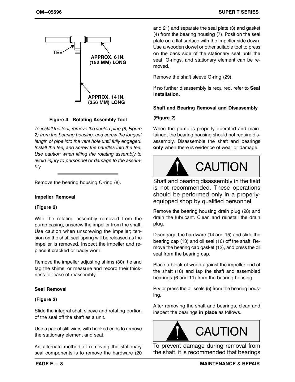 Gorman-Rupp Pumps T4B3S-B /F,/FM,/WW,/WWS User Manual | Page 31 / 40