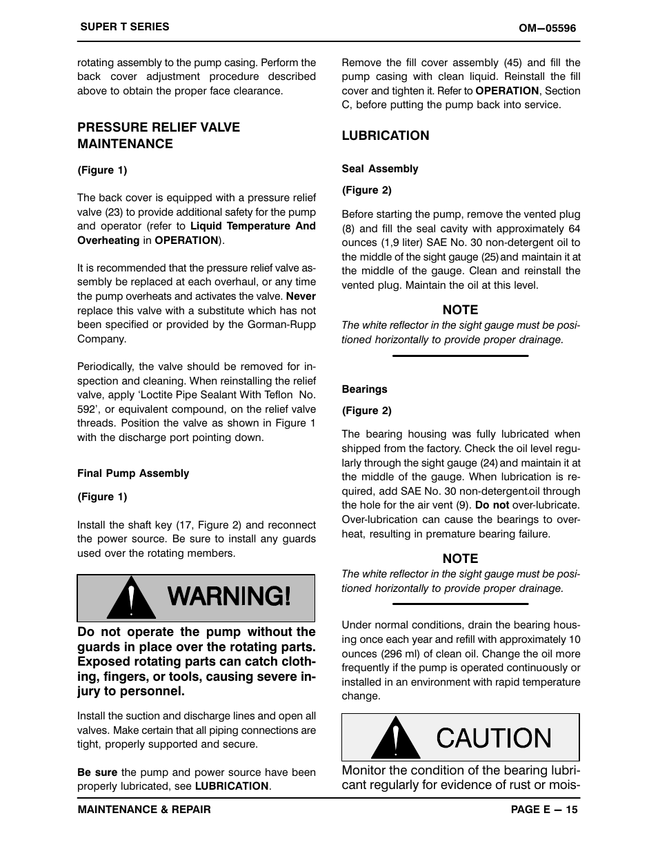 Gorman-Rupp Pumps T4B3S-B /F,/FM,/WW,/WWS User Manual | Page 38 / 40