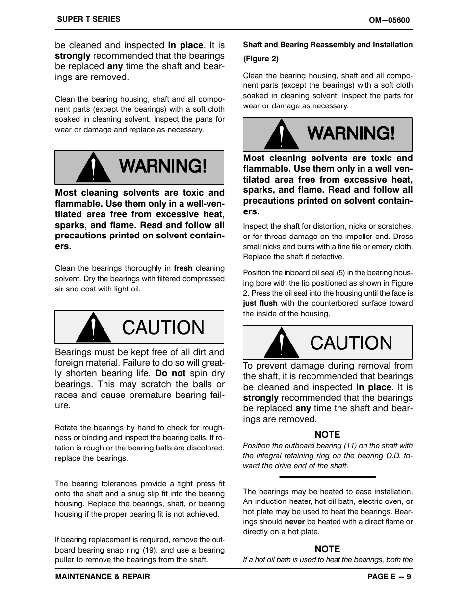 Gorman-Rupp Pumps T4B60S-B /F,/FM User Manual | Page 32 / 40