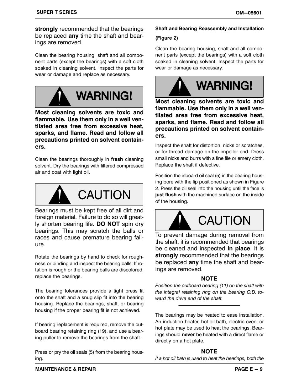 Gorman-Rupp Pumps T4B61S-B /F,/FM User Manual | Page 32 / 38