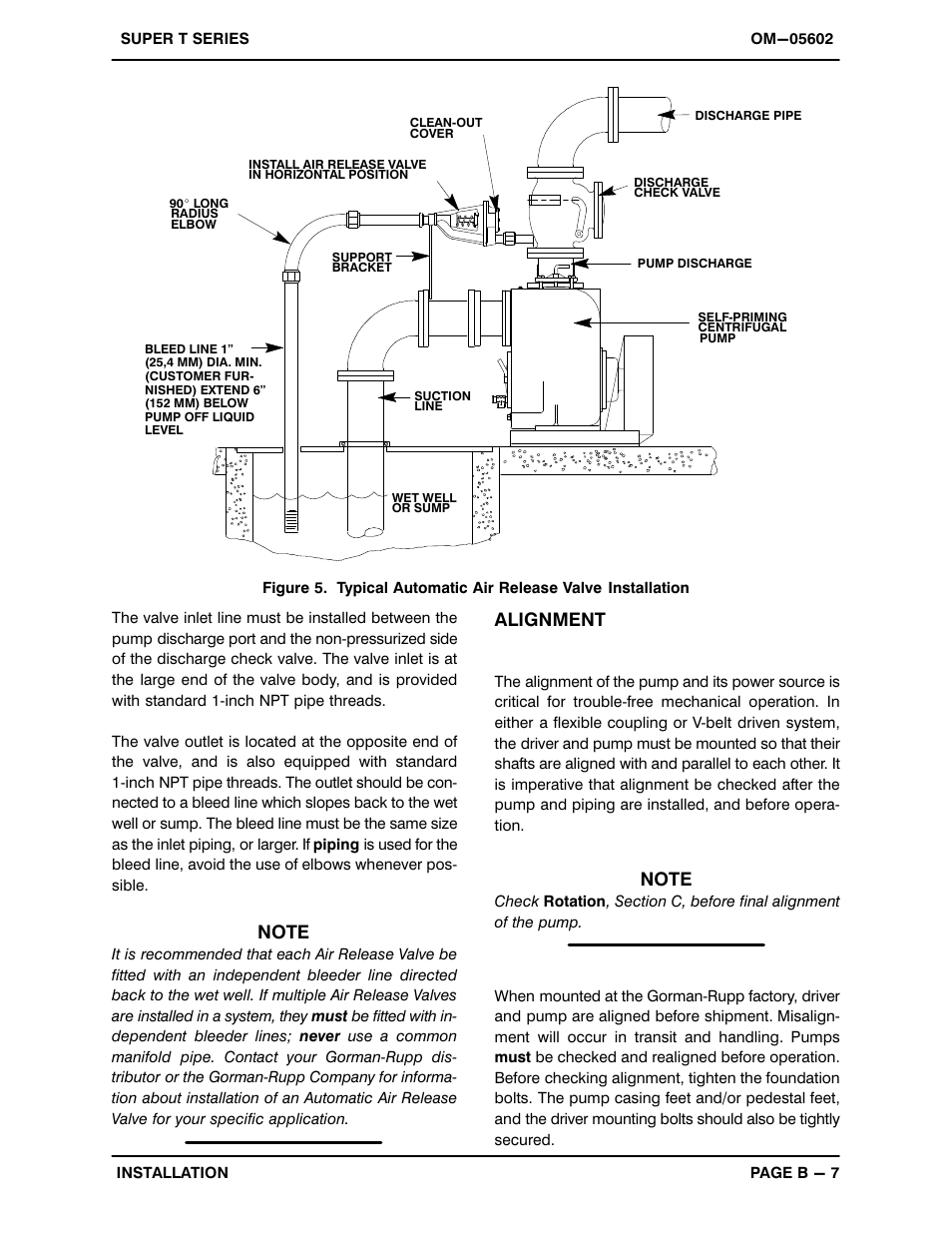 Alignment | Gorman-Rupp Pumps T4B65S-B /F,/FM User Manual | Page 14 / 40