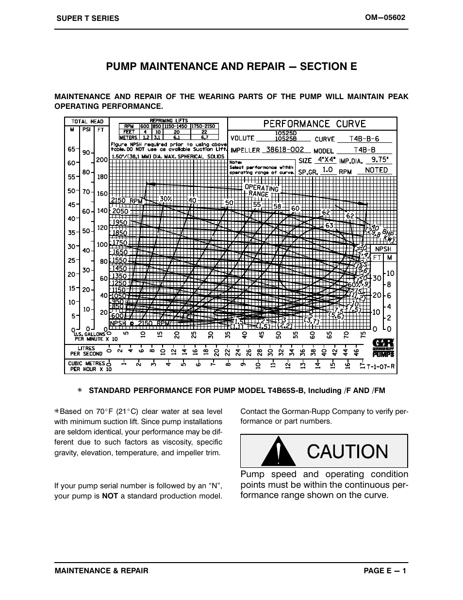 Gorman-Rupp Pumps T4B65S-B /F,/FM User Manual | Page 25 / 40