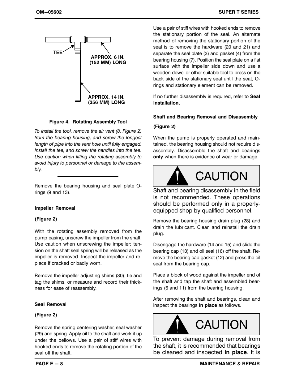 Gorman-Rupp Pumps T4B65S-B /F,/FM User Manual | Page 32 / 40