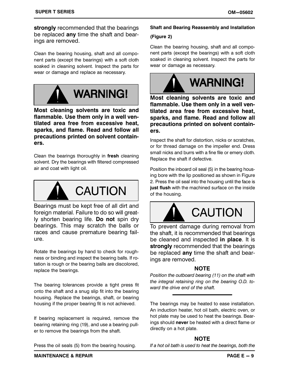 Gorman-Rupp Pumps T4B65S-B /F,/FM User Manual | Page 33 / 40