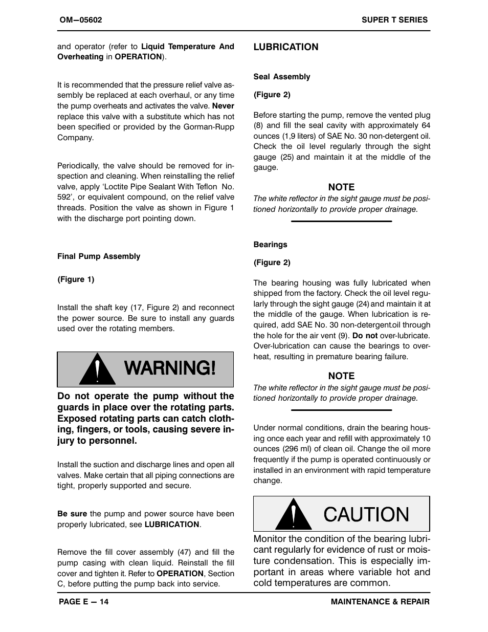 Gorman-Rupp Pumps T4B65S-B /F,/FM User Manual | Page 38 / 40