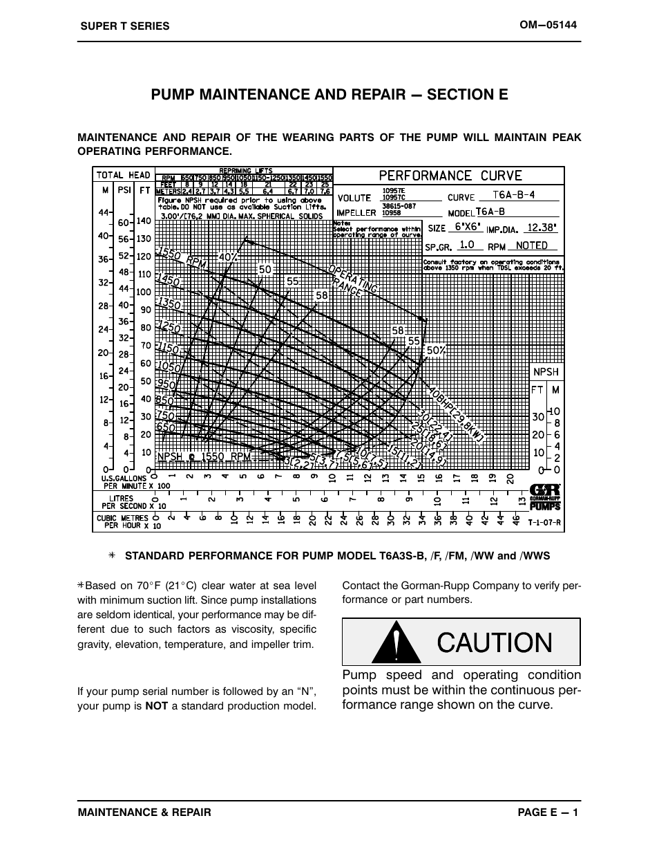 Gorman-Rupp Pumps T6A3S-B /F,/FM,/WW,/WWS User Manual | Page 23 / 39