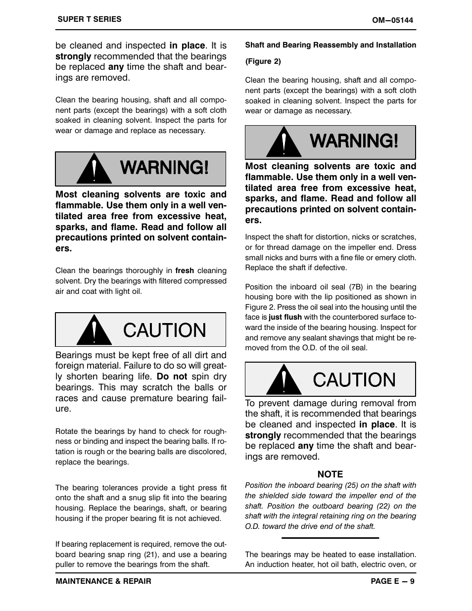 Gorman-Rupp Pumps T6A3S-B /F,/FM,/WW,/WWS User Manual | Page 31 / 39