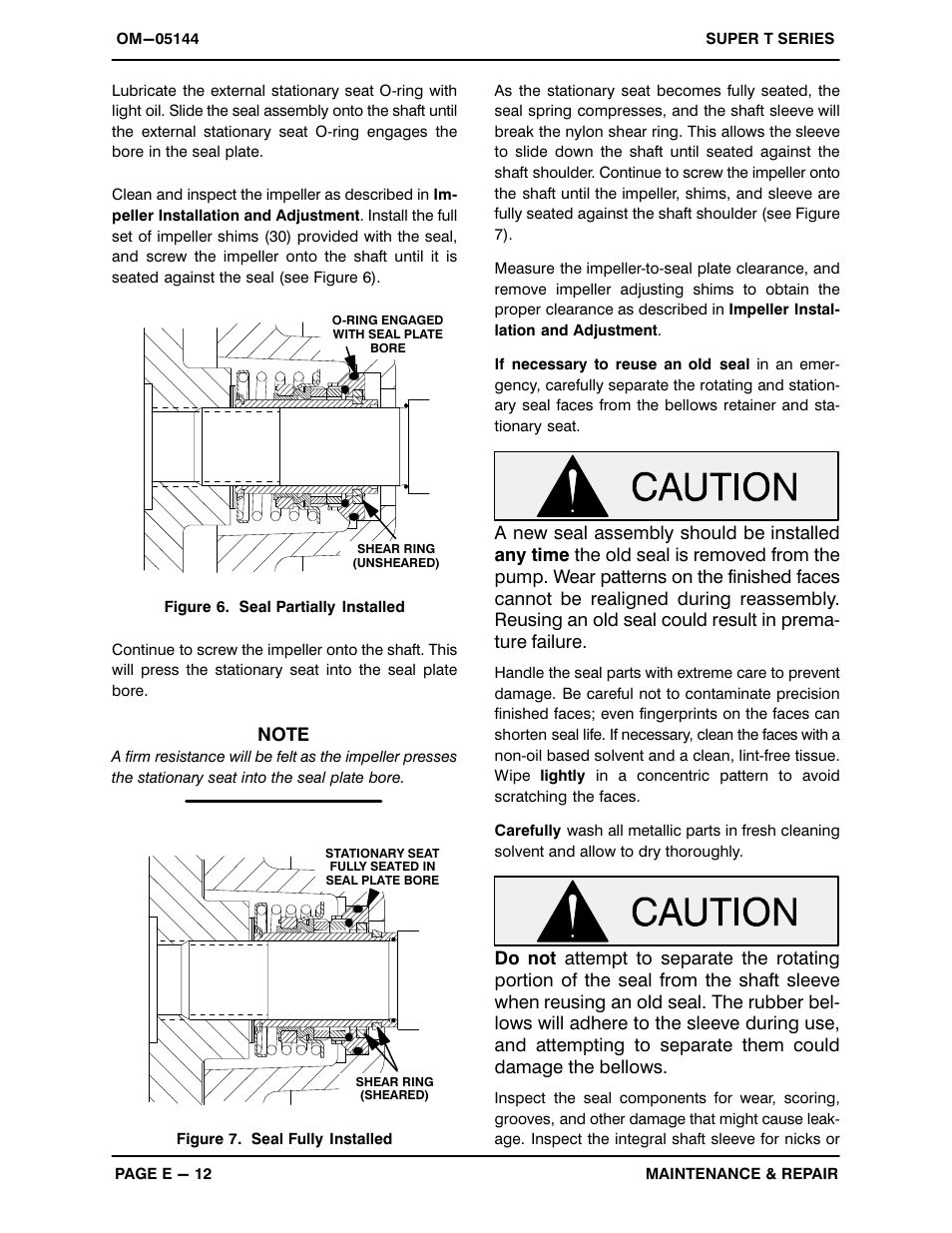 Gorman-Rupp Pumps T6A3S-B /F,/FM,/WW,/WWS User Manual | Page 34 / 39