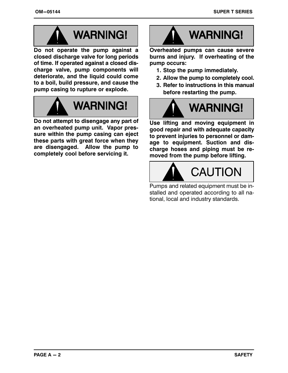 Gorman-Rupp Pumps T6A3S-B /F,/FM,/WW,/WWS User Manual | Page 7 / 39