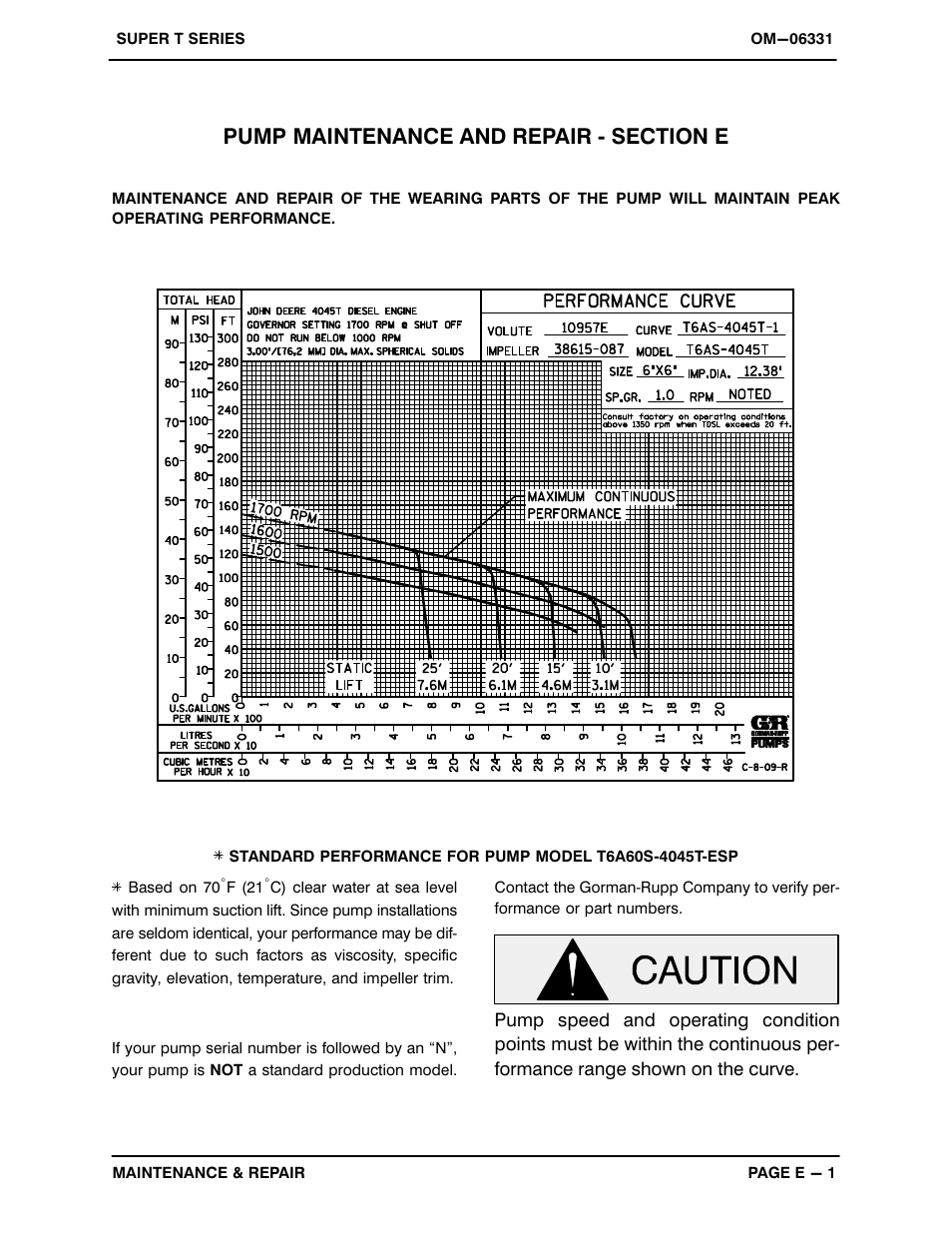 Gorman-Rupp Pumps T6A60S-4045T-ESP 1473164 and up User Manual | Page 27 / 53