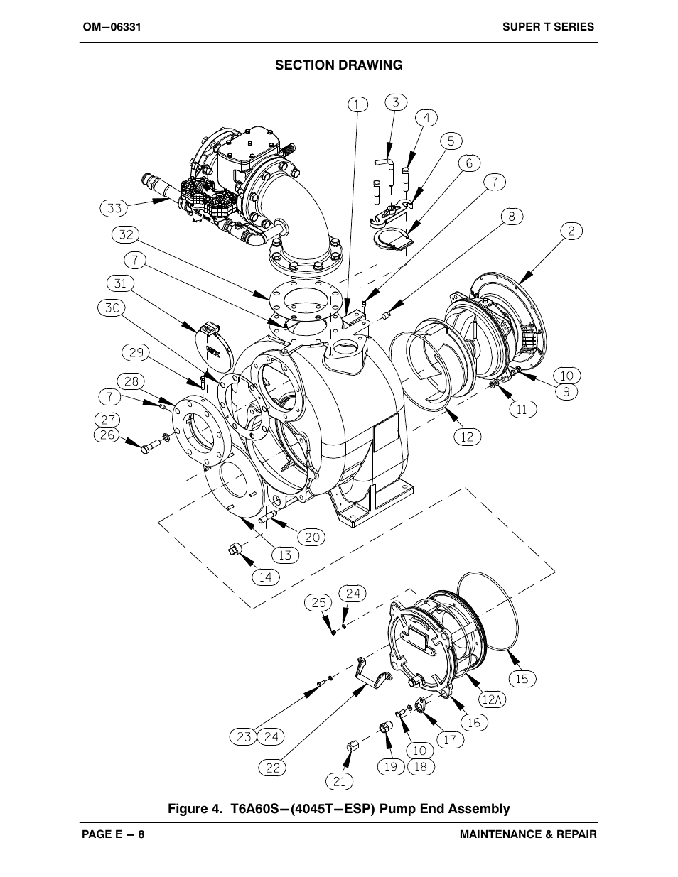 Gorman-Rupp Pumps T6A60S-4045T-ESP 1473164 and up User Manual | Page 34 / 53