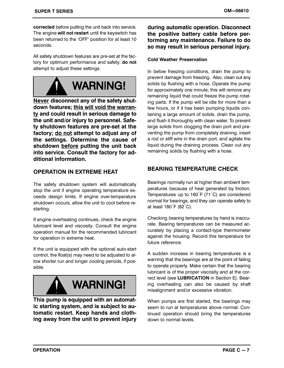 Gorman-Rupp Pumps T6A60S-5.7 NG-ESP All serial numbers User Manual | Page 24 / 55