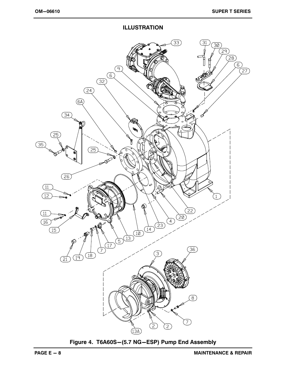 Gorman-Rupp Pumps T6A60S-5.7 NG-ESP All serial numbers User Manual | Page 35 / 55