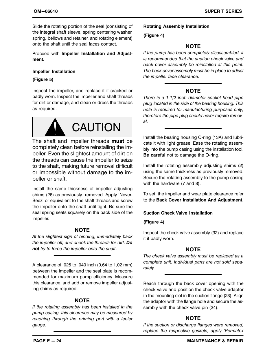 Gorman-Rupp Pumps T6A60S-5.7 NG-ESP All serial numbers User Manual | Page 51 / 55