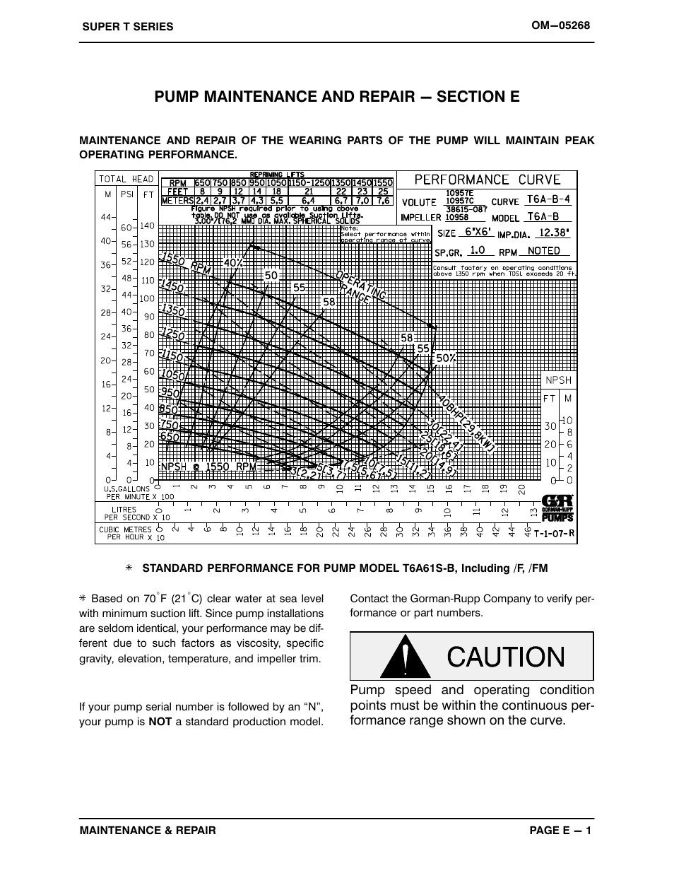 Gorman-Rupp Pumps T6A61S-B /F,/FM User Manual | Page 23 / 37