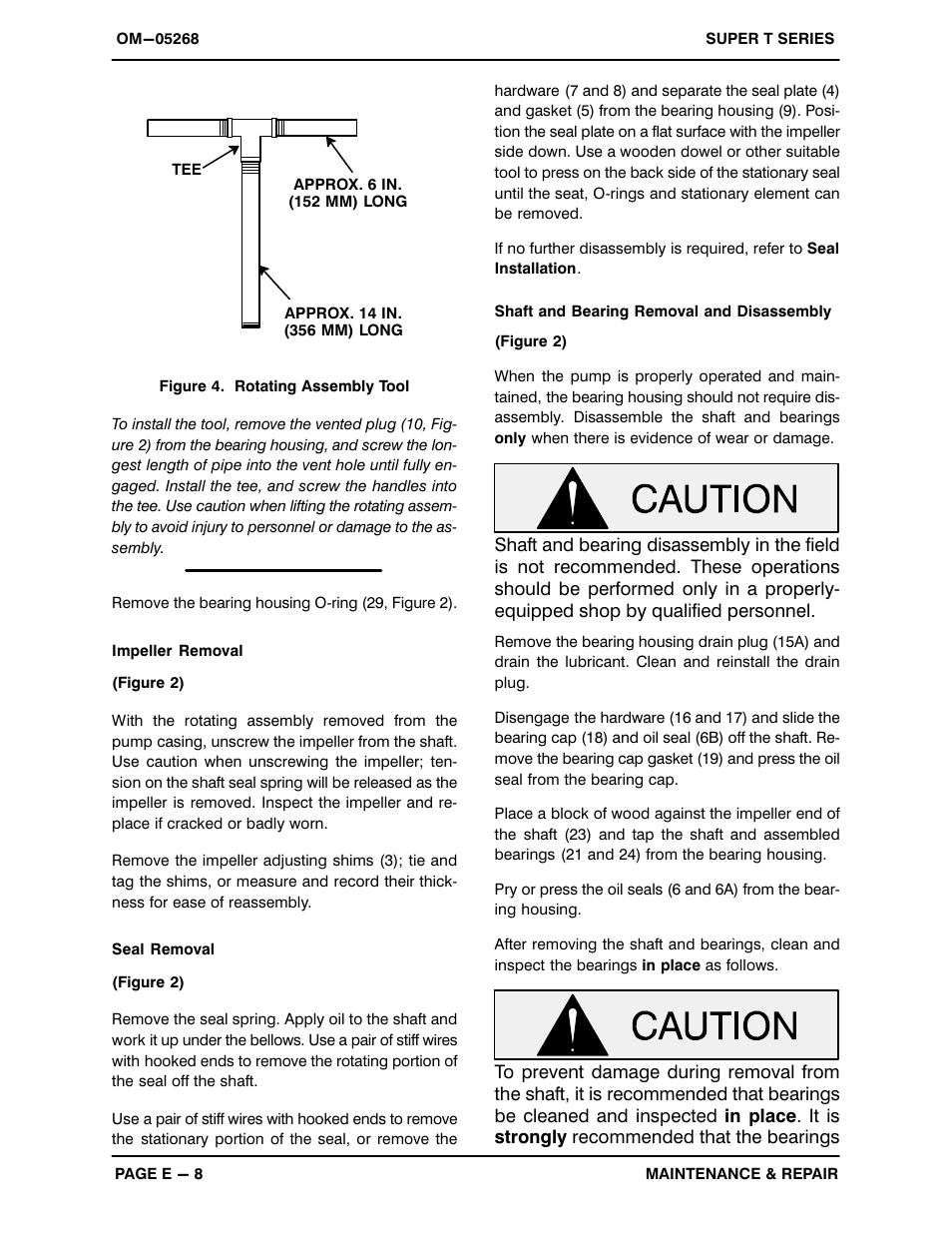 Gorman-Rupp Pumps T6A61S-B /F,/FM User Manual | Page 30 / 37