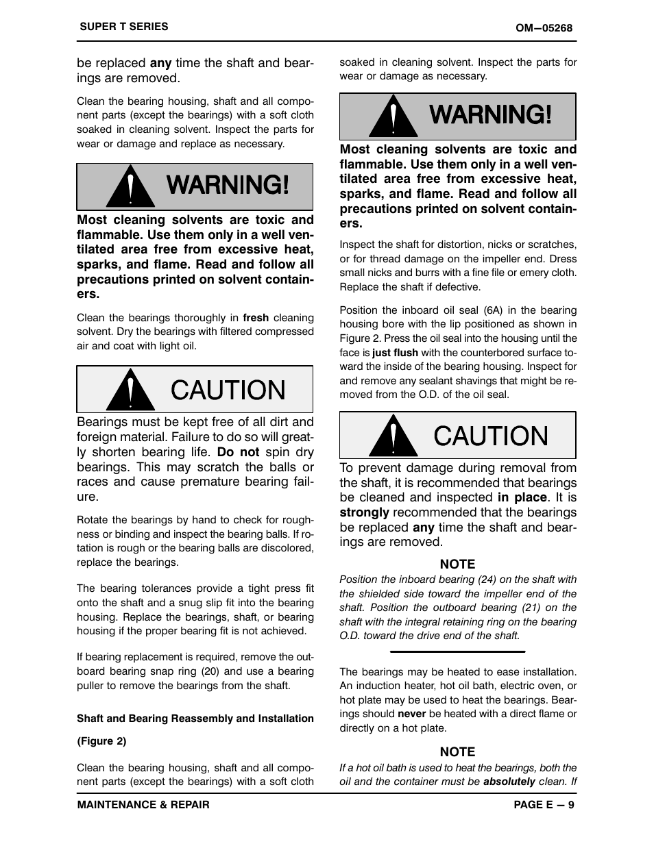 Gorman-Rupp Pumps T6A61S-B /F,/FM User Manual | Page 31 / 37