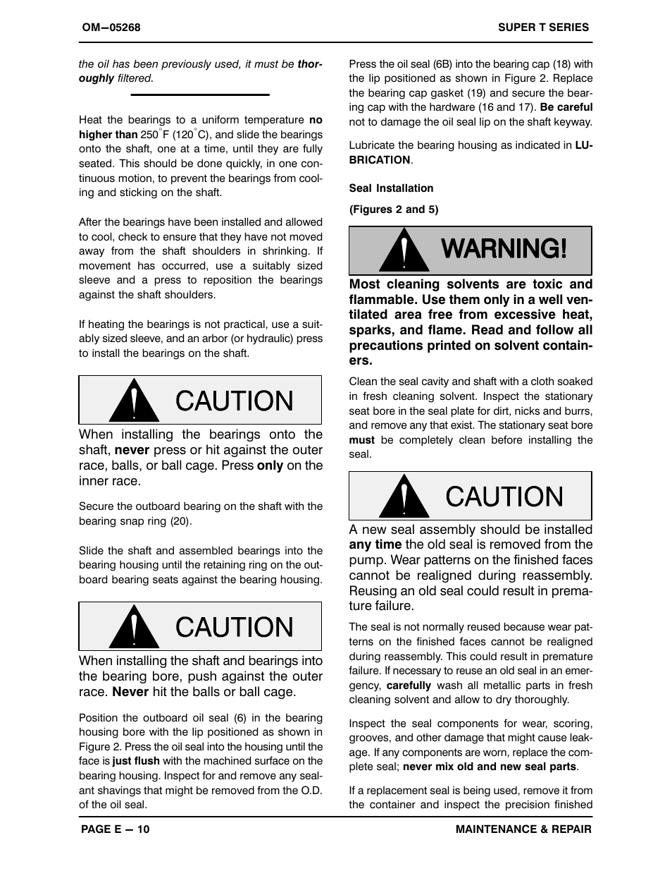 Gorman-Rupp Pumps T6A61S-B /F,/FM User Manual | Page 32 / 37