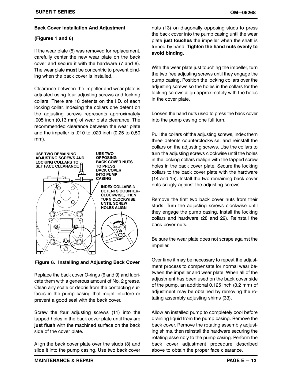 Gorman-Rupp Pumps T6A61S-B /F,/FM User Manual | Page 35 / 37