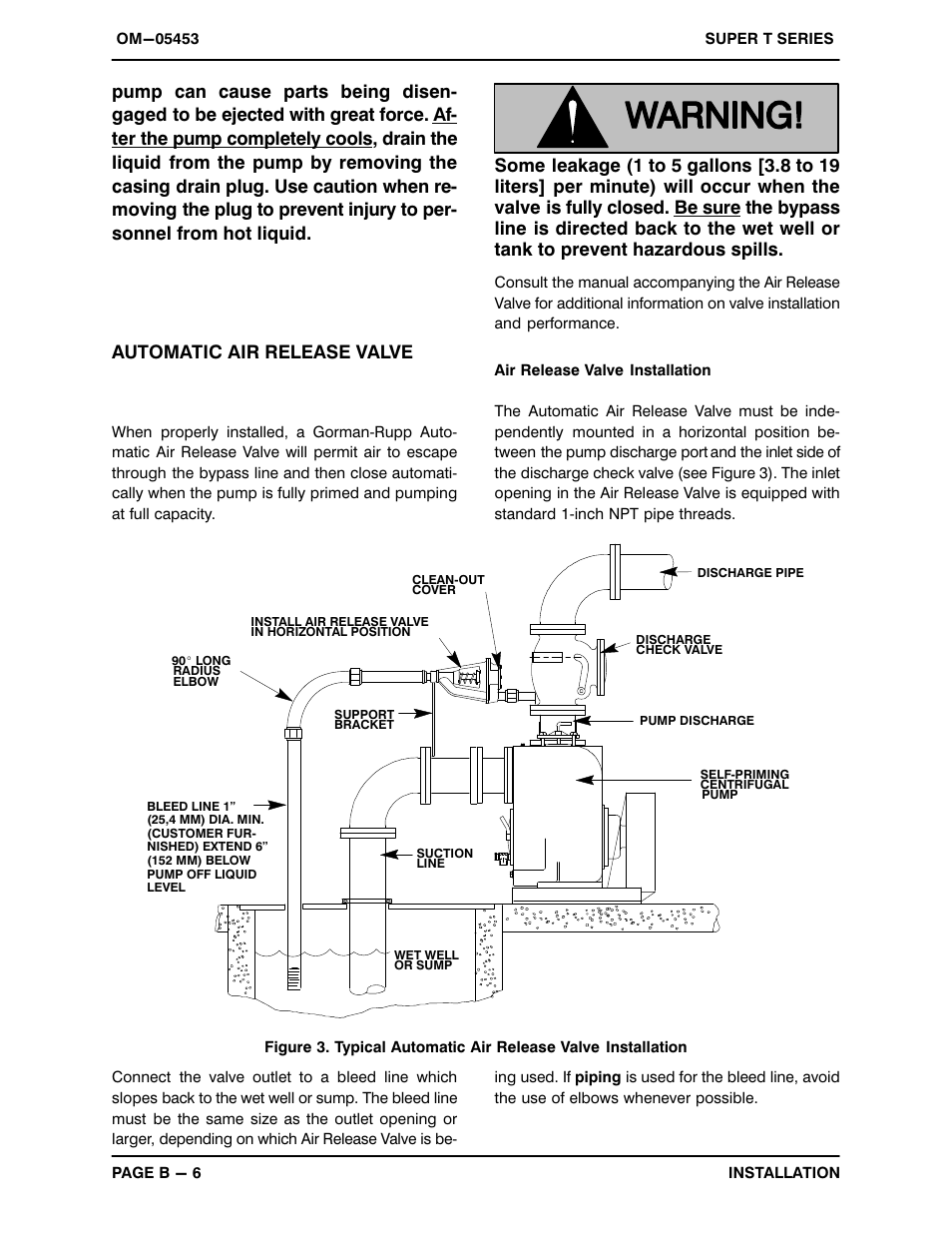 Gorman-Rupp Pumps T6A65S-B /F,/FM User Manual | Page 13 / 38