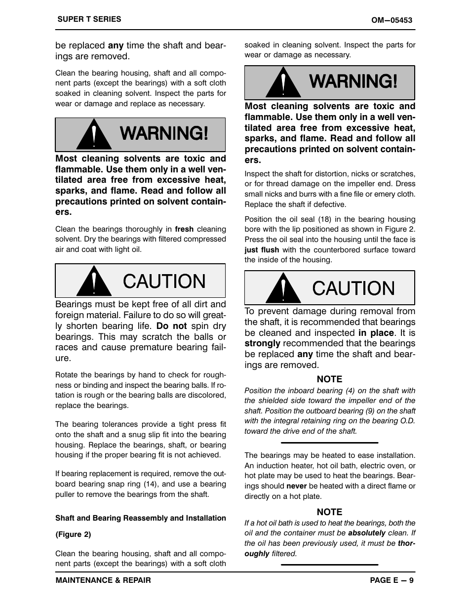 Gorman-Rupp Pumps T6A65S-B /F,/FM User Manual | Page 32 / 38