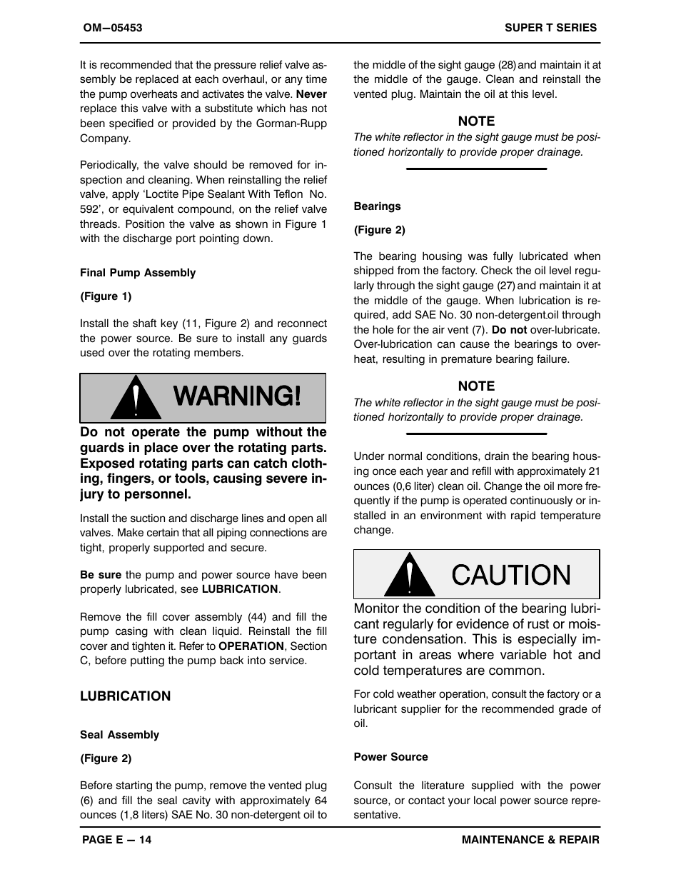 Gorman-Rupp Pumps T6A65S-B /F,/FM User Manual | Page 37 / 38