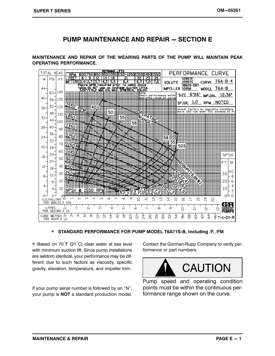 Gorman-Rupp Pumps T6A71S-B /F,/FM User Manual | Page 23 / 39