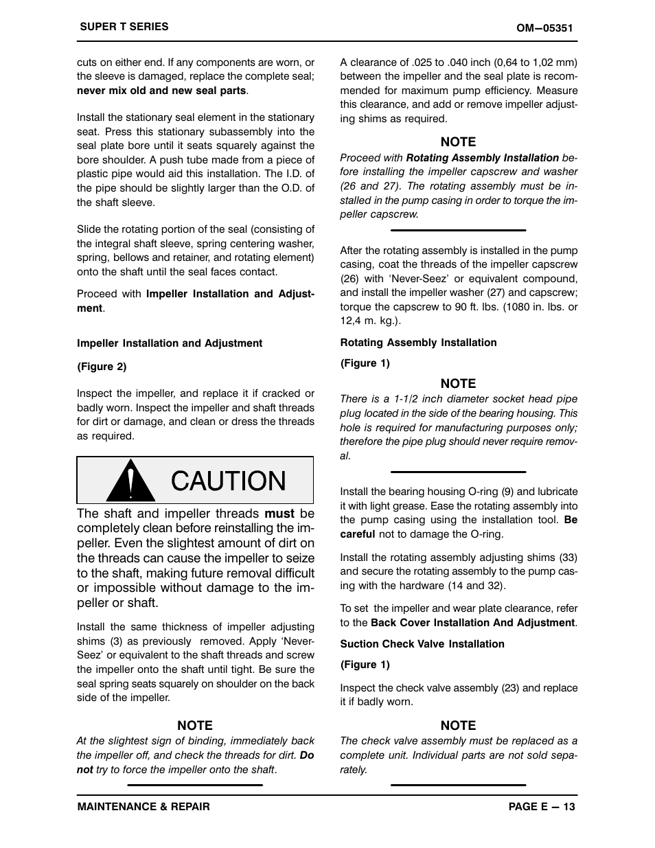 Gorman-Rupp Pumps T6A71S-B /F,/FM User Manual | Page 35 / 39