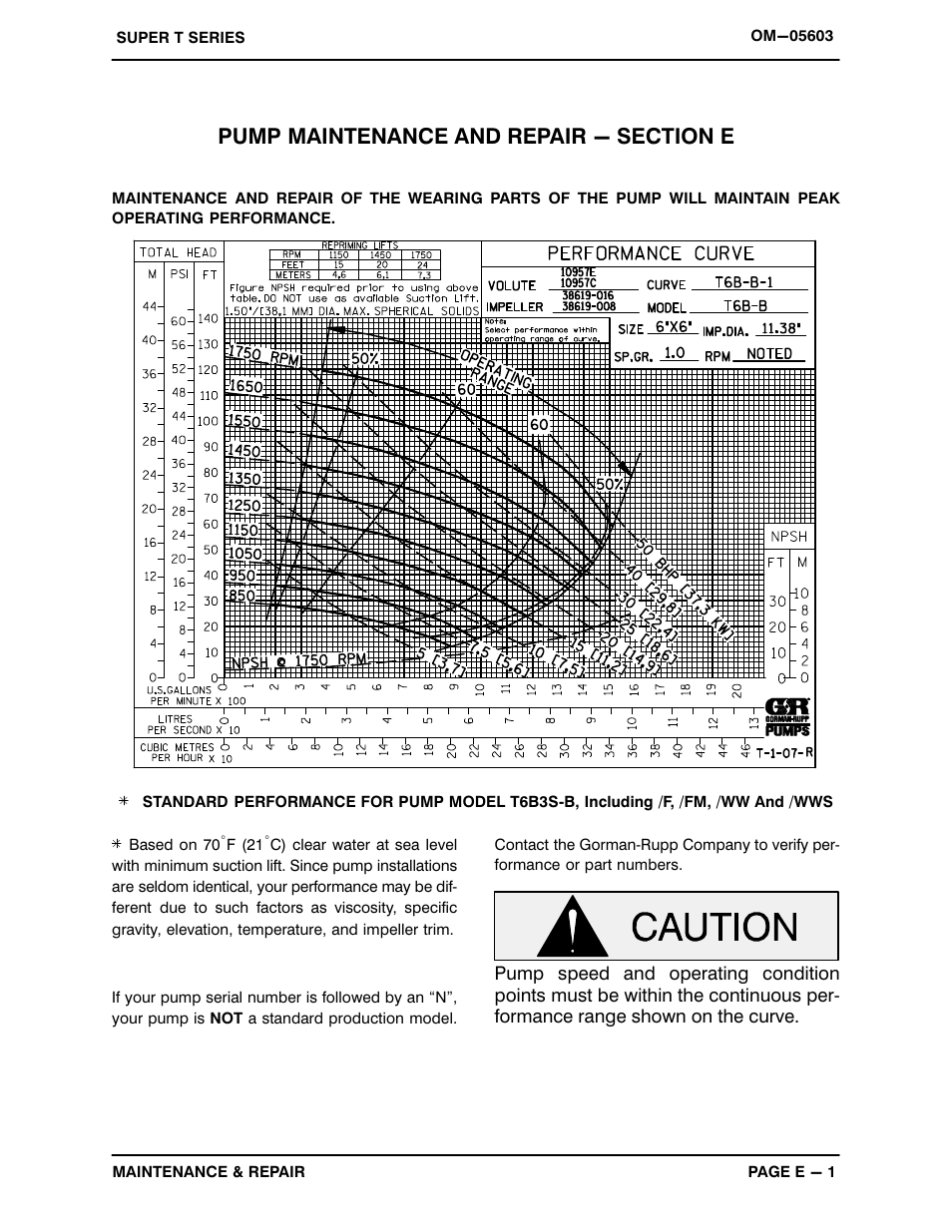 Gorman-Rupp Pumps T6B3S-B /F,/FM,/WW,/WWS User Manual | Page 23 / 39